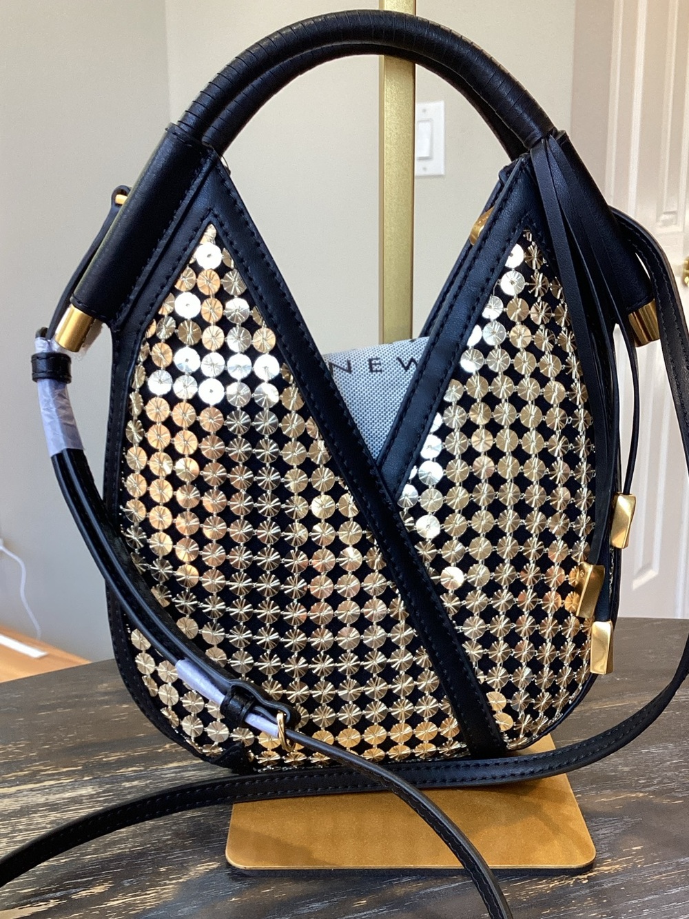 Donna Karan Baldwin Sequin Micro Crossbody Bag - Picture 2 of 11